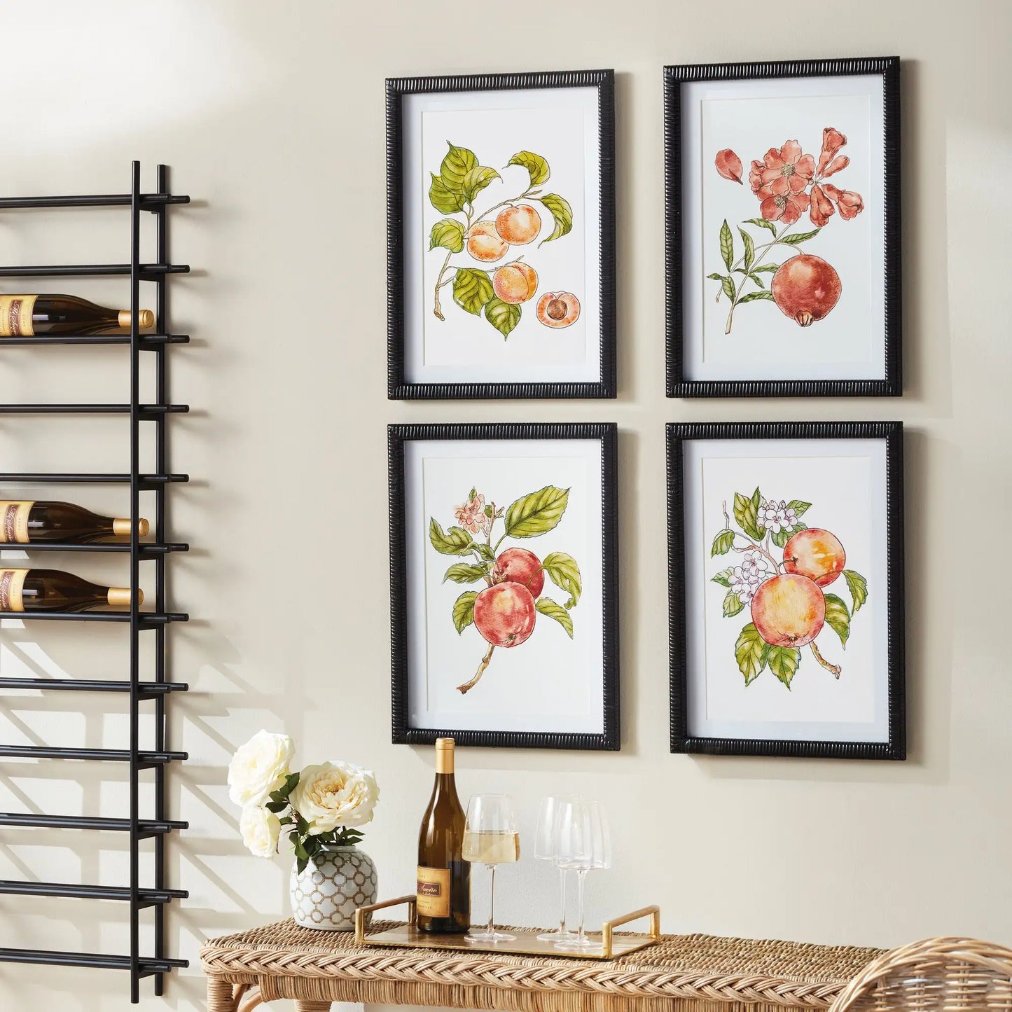 AUTUMNAL FRUIT PRINTS, SET OF 4 - view 2