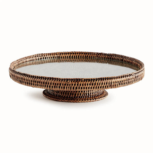 BURMA RATTAN SERVING STAND