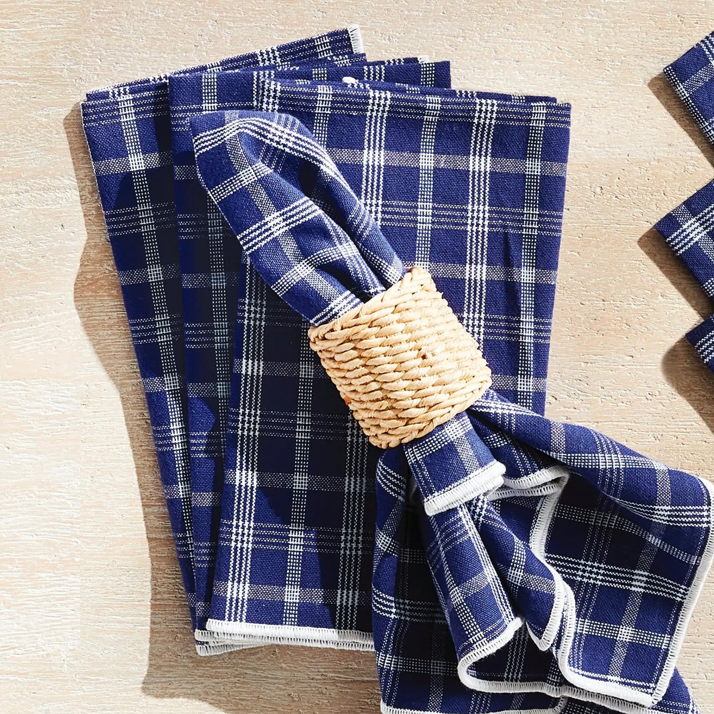 BARCLAY BUTERA OAKWOOD COCKTAIL NAPKINS, SET OF 4 - view 3
