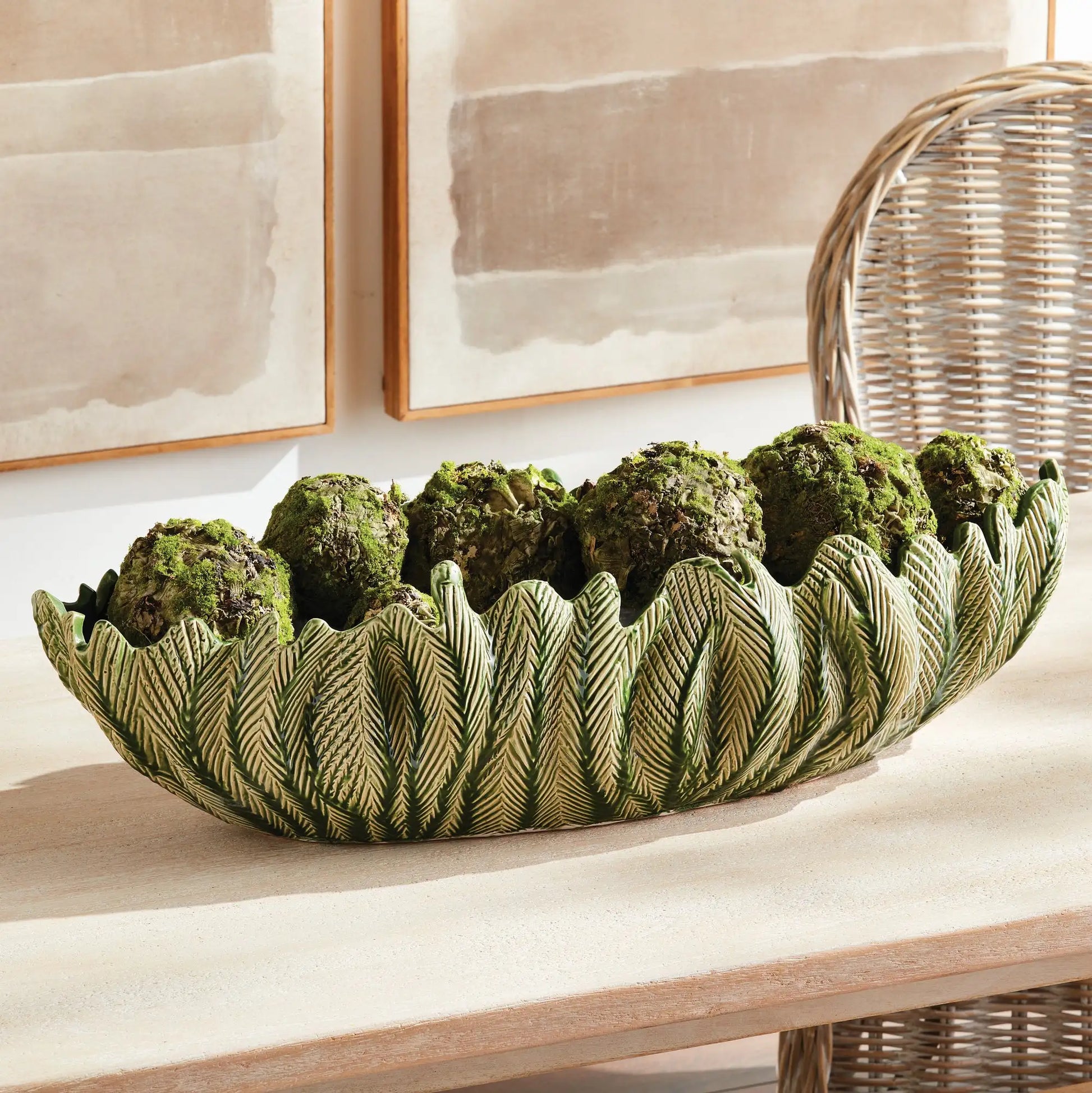 WINSLOW DECORATIVE OVAL BOWL - view 2