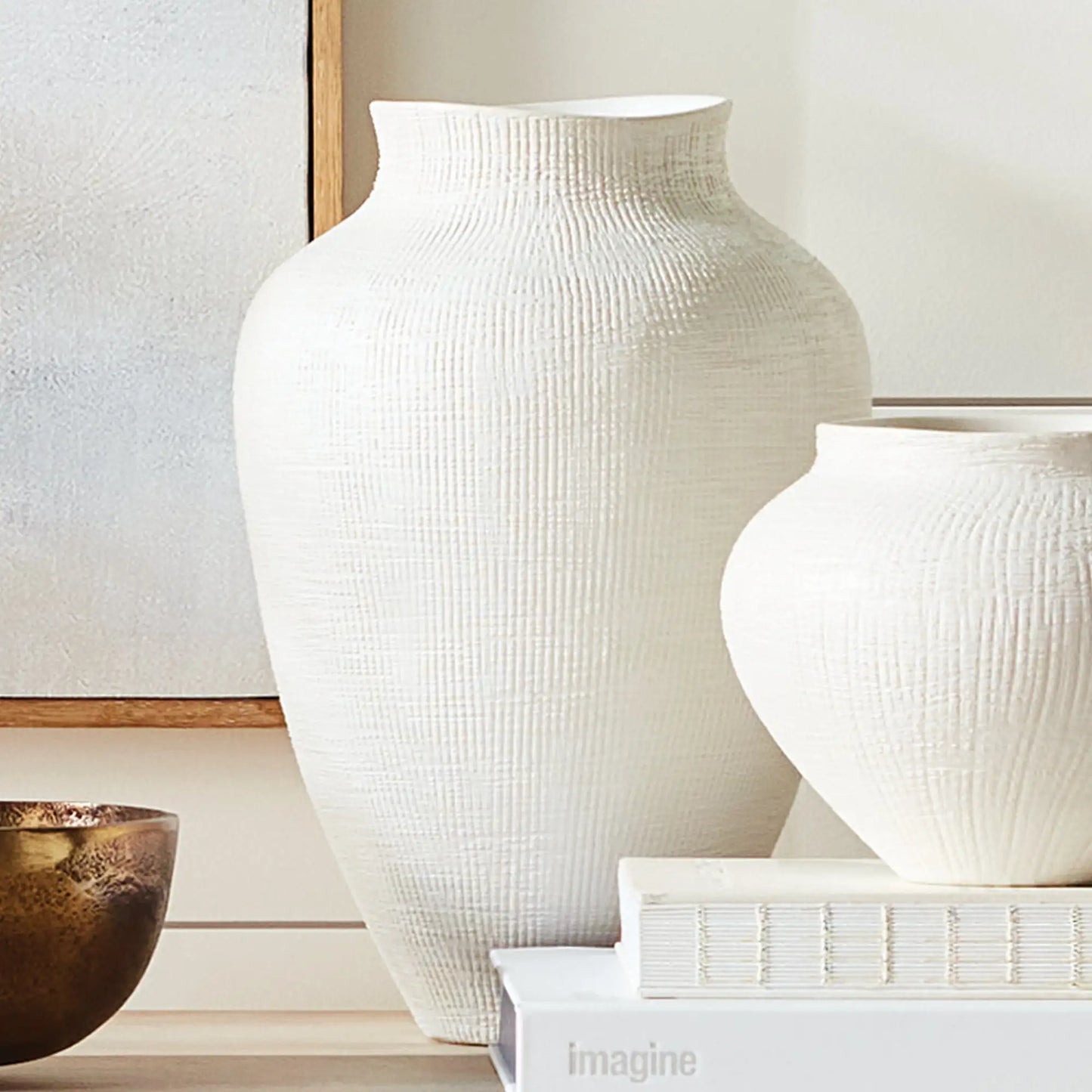 BARCLAY BUTERA OJAI VASE SMALL - view 2