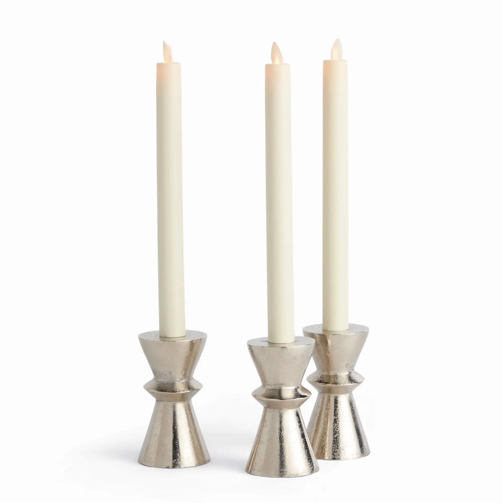 WELLS TAPER HOLDERS, SET OF 3