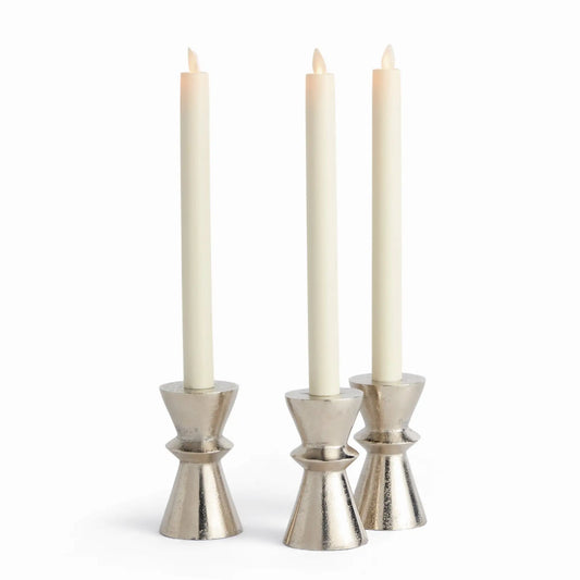 WELLS TAPER HOLDERS, SET OF 3