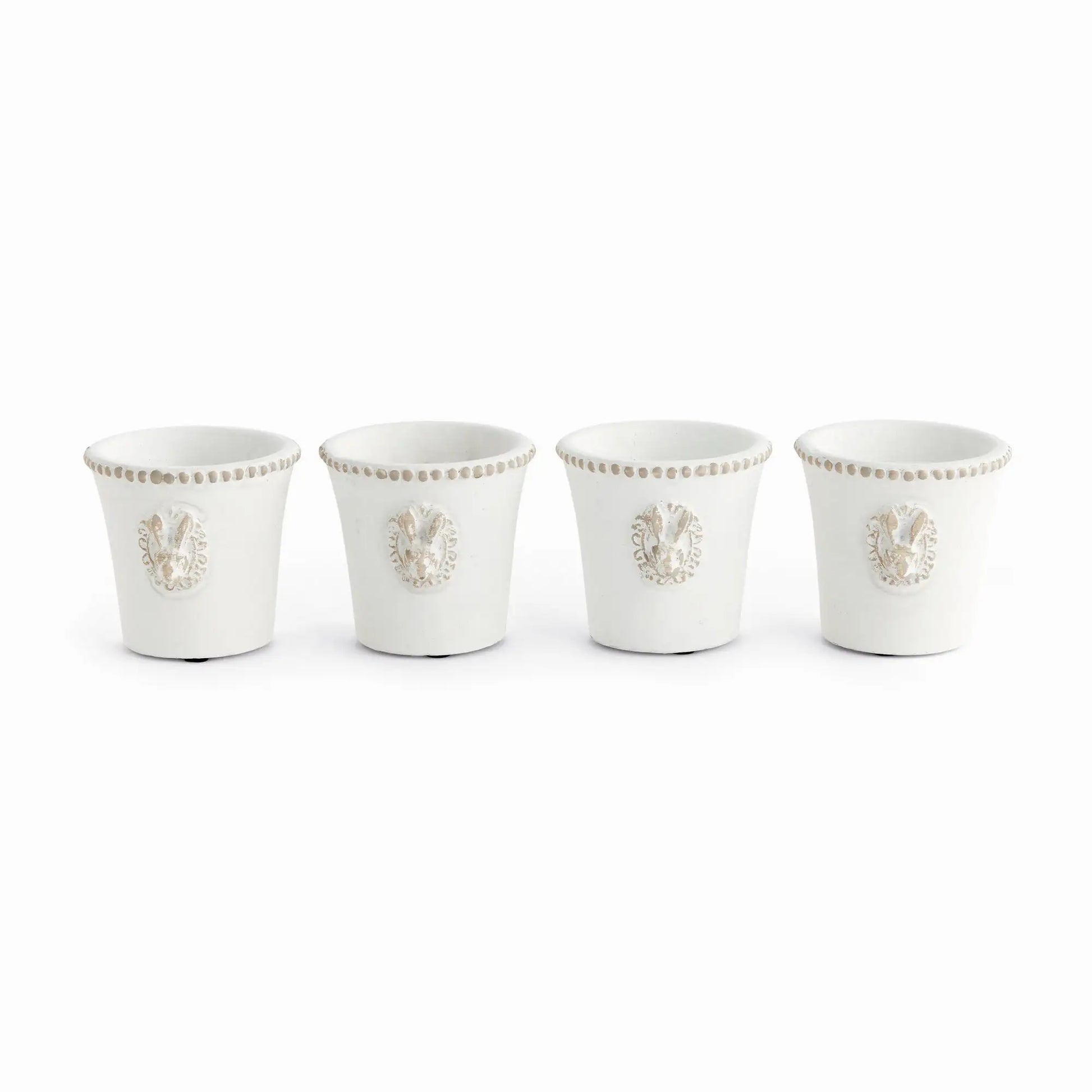 CLASSIC RABBIT MINI POTS, SET OF 4