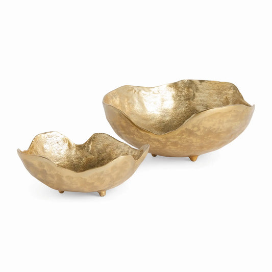 ROLAND ORGANIC DECORATIVE BOWLS, SET OF 2