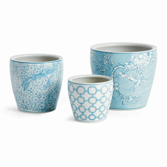 MONARCH FLOWER POTS, SET OF 3