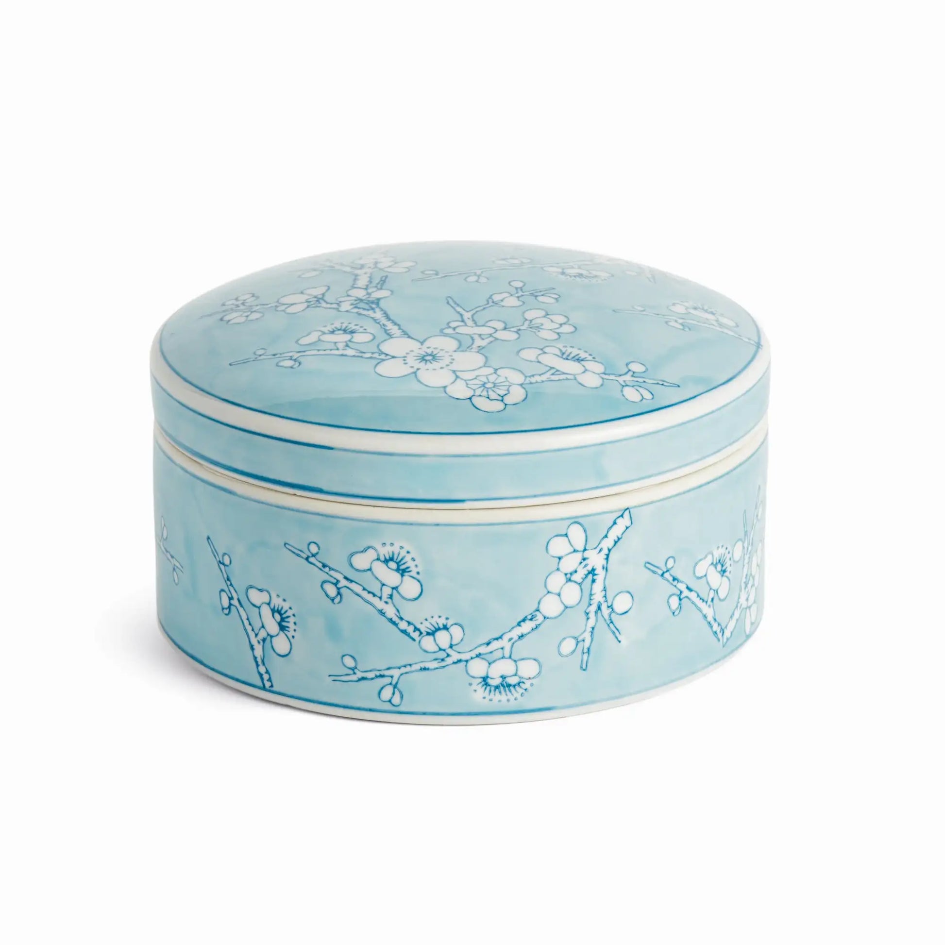 MONARCH EMPRESS ROUND LIDDED CATCHALL BOX LARGE