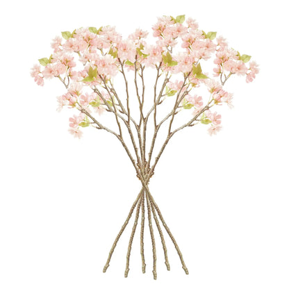 DOUBLE CHERRY BLOSSOM STEMS 28", SET OF 6 - view 2