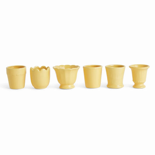 MIRABELLE MINI CACHEPOTS, SET OF 6