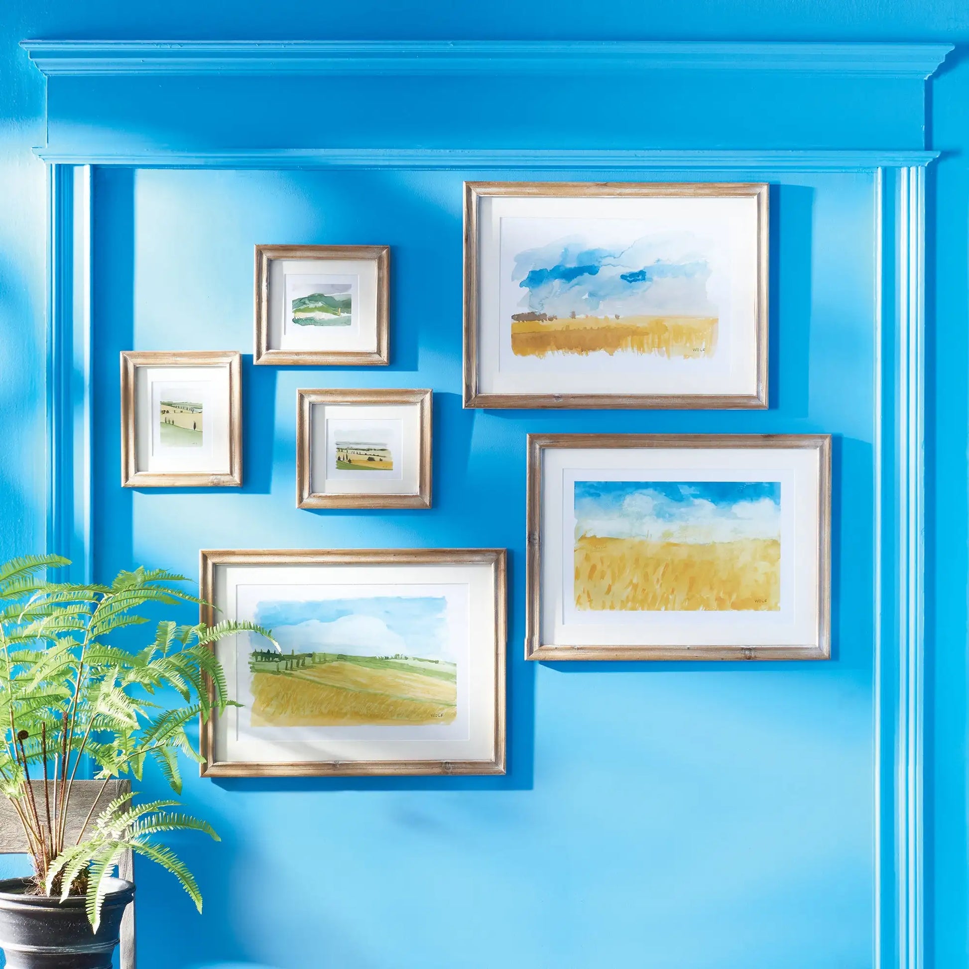 EUROPEAN LANDSCAPE PRINTS, SET OF 3 - view 3