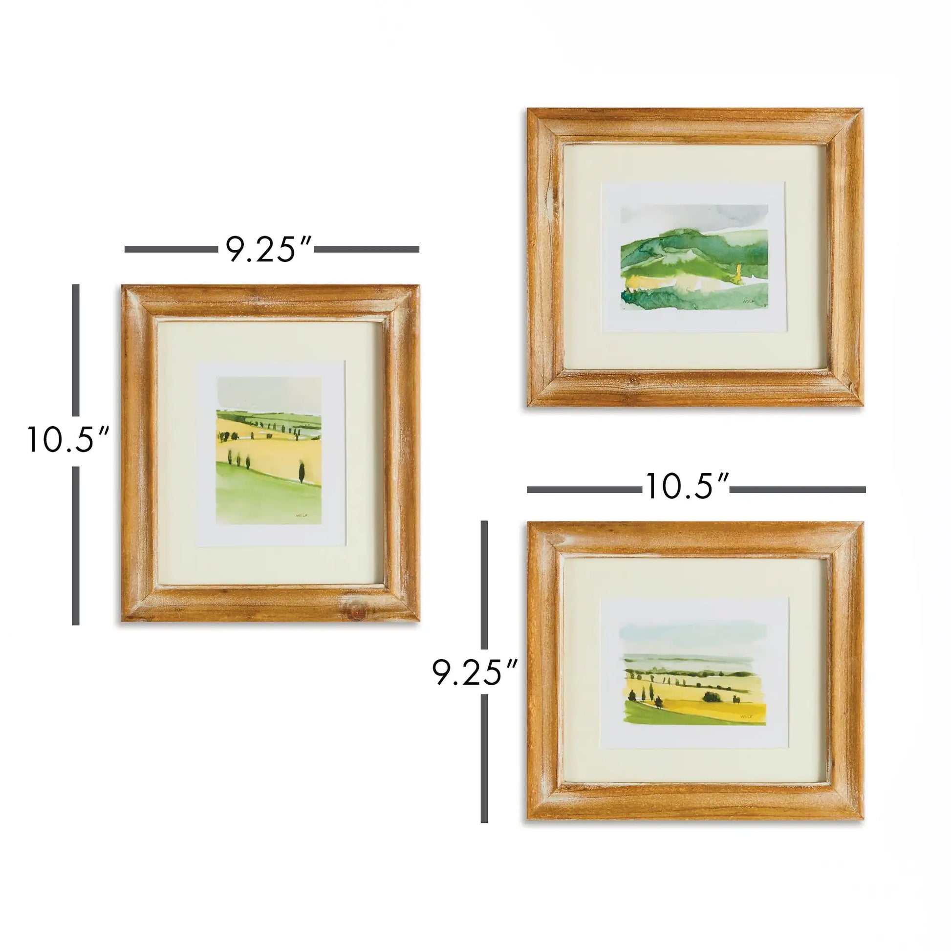 ITALIAN LANDSCAPE PRINTS, SET OF 3 - view 2