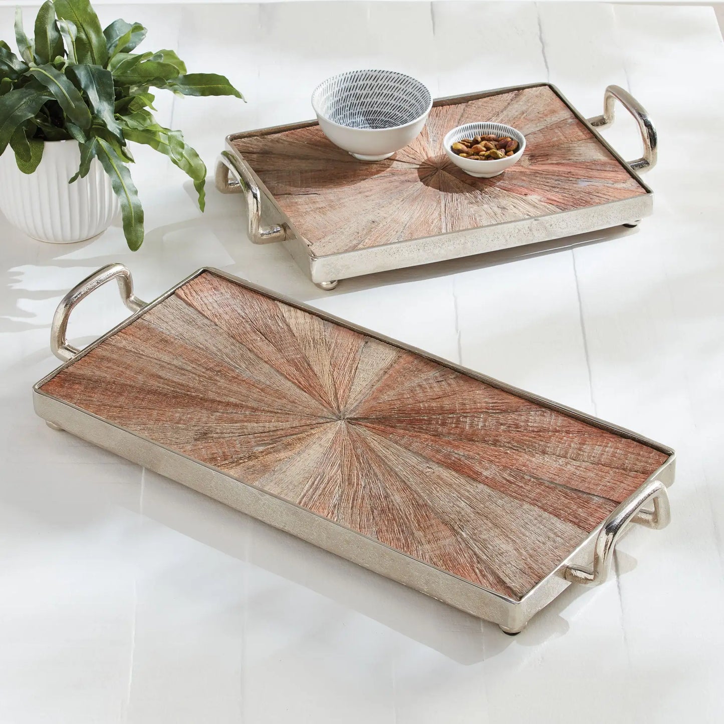 BRIGHTON DECORATIVE TRAY SMALL - view 2