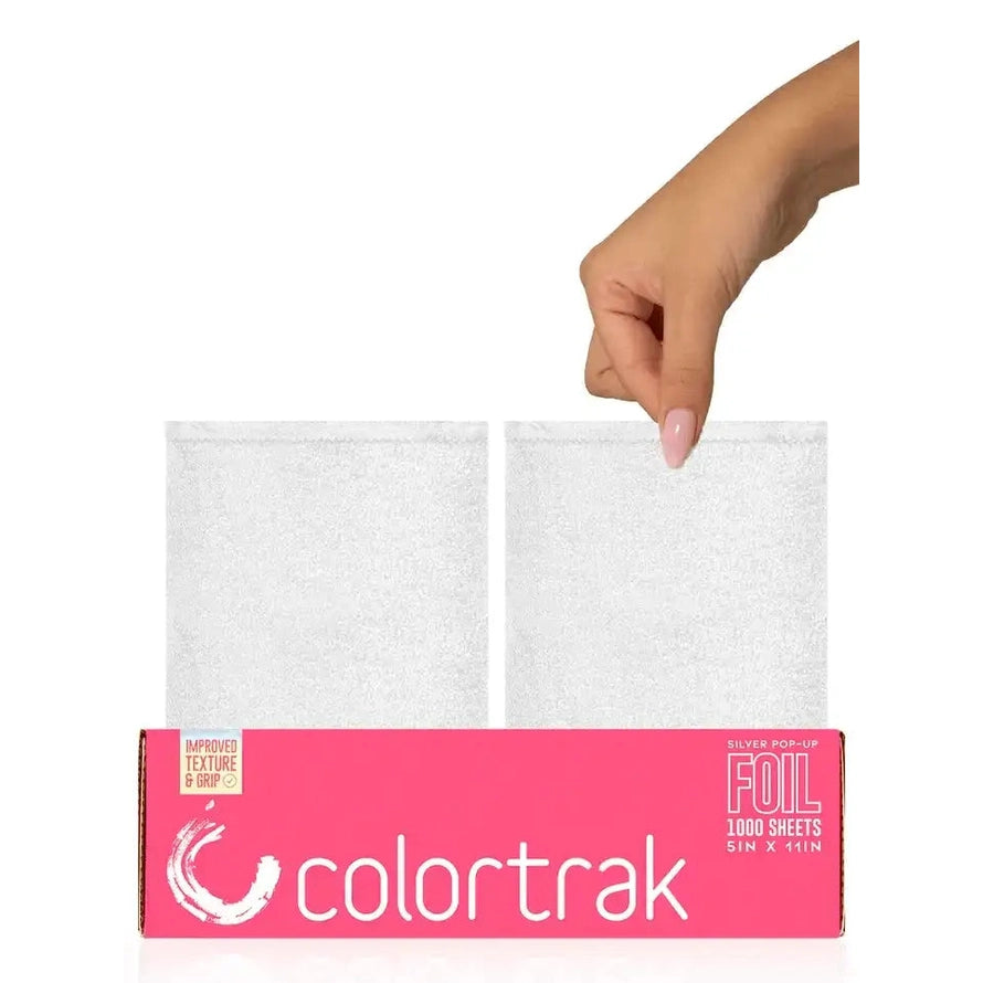 Colortrak Silver Pop-Up Foil Sheets - 1000ct