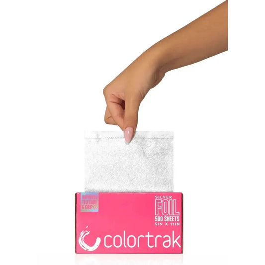 Colortrak Silver Pop-Up Foil Sheets - 500 ct