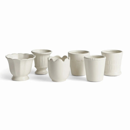 MIRABELLE MINI CACHEPOTS, SET OF 6