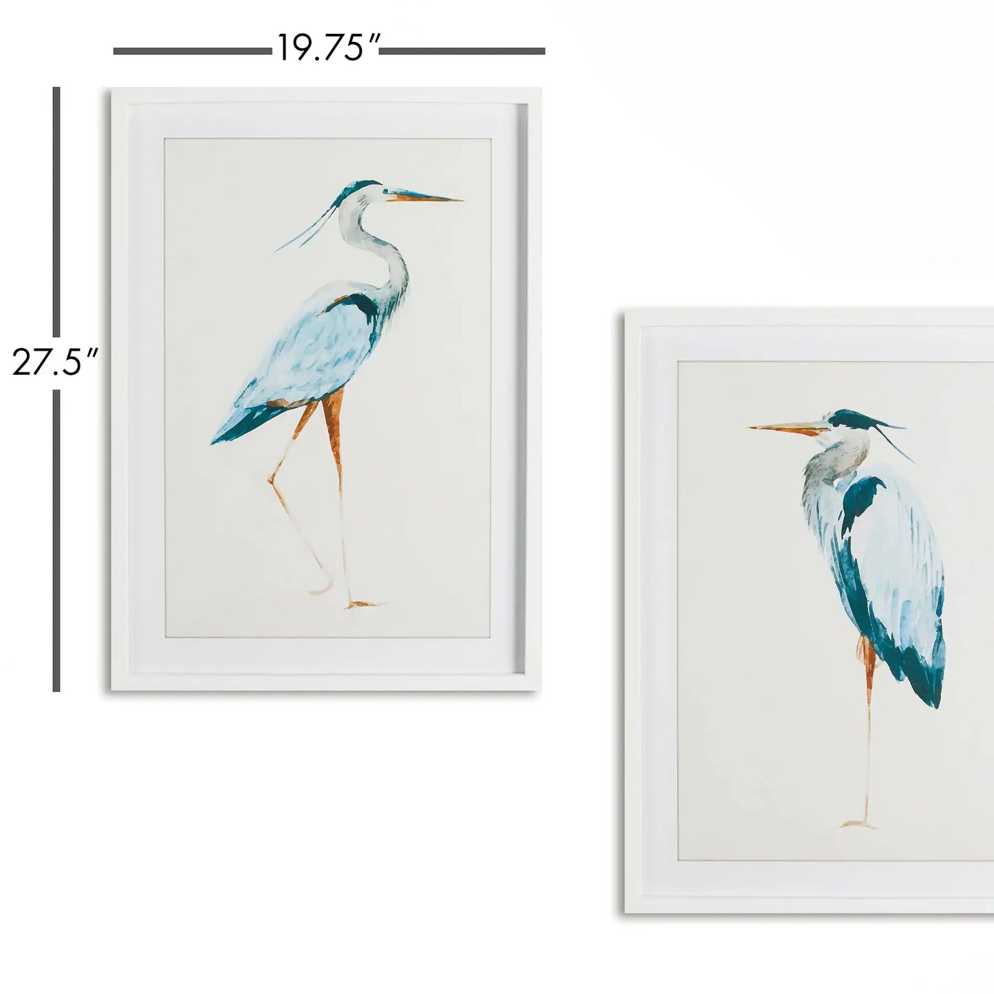 BLUE HERON PRINTS, SET OF 2 - view 2