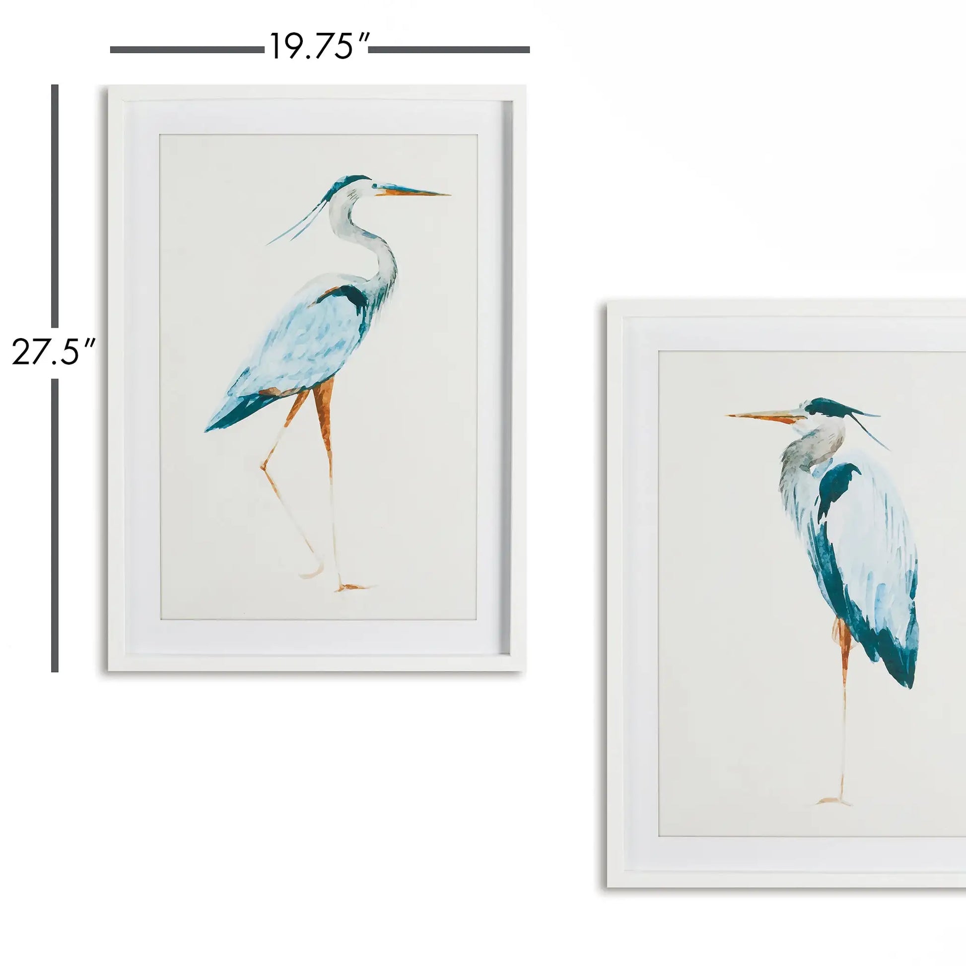 BLUE HERON PRINTS, SET OF 2 - view 2