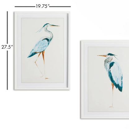 BLUE HERON PRINTS, SET OF 2 - view 2