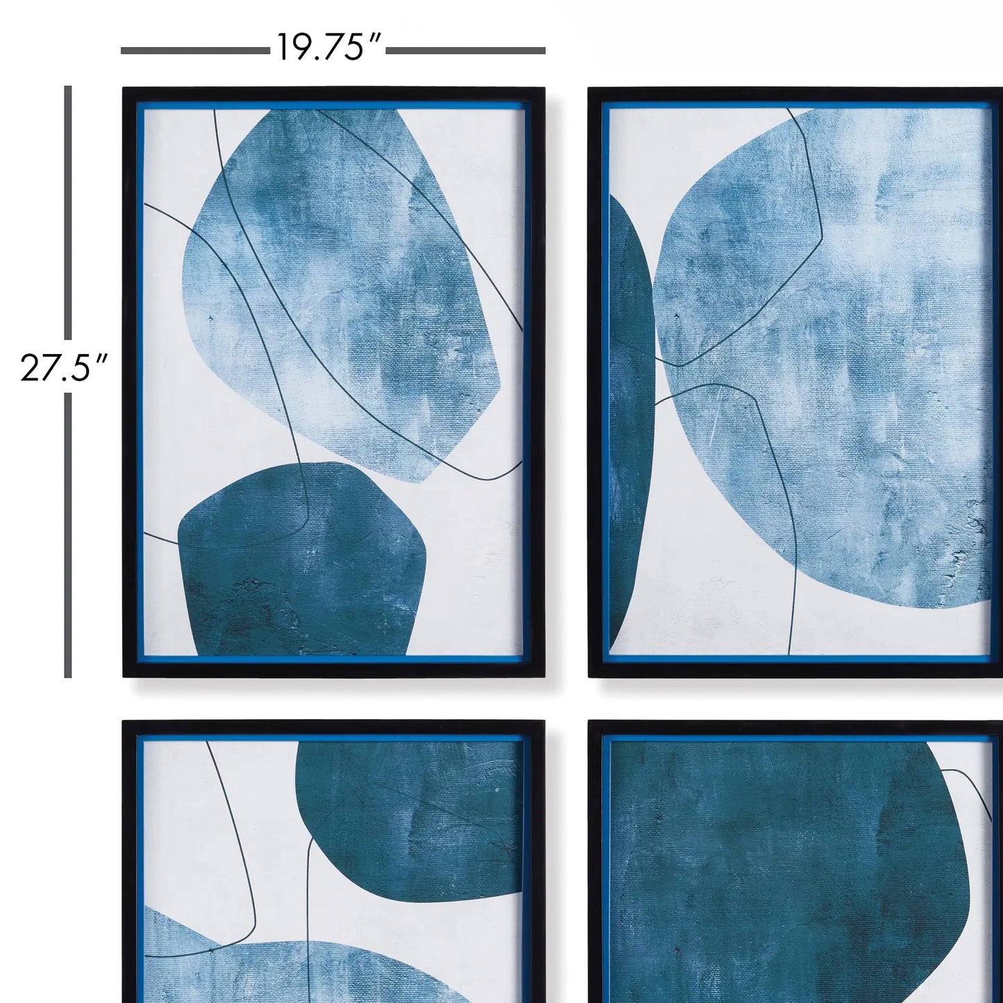 ABSTRACT ECLIPTIC PRINTS, SET OF 4 - view 2