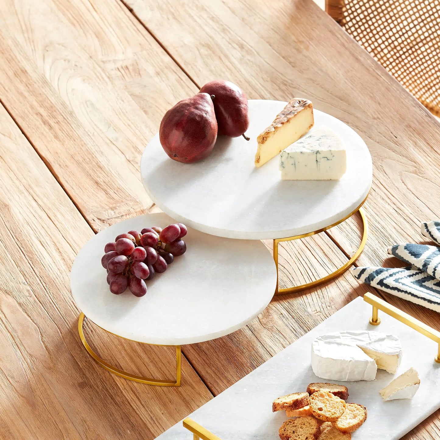 VIENNA SERVING STANDS, SET OF 2 - view 2