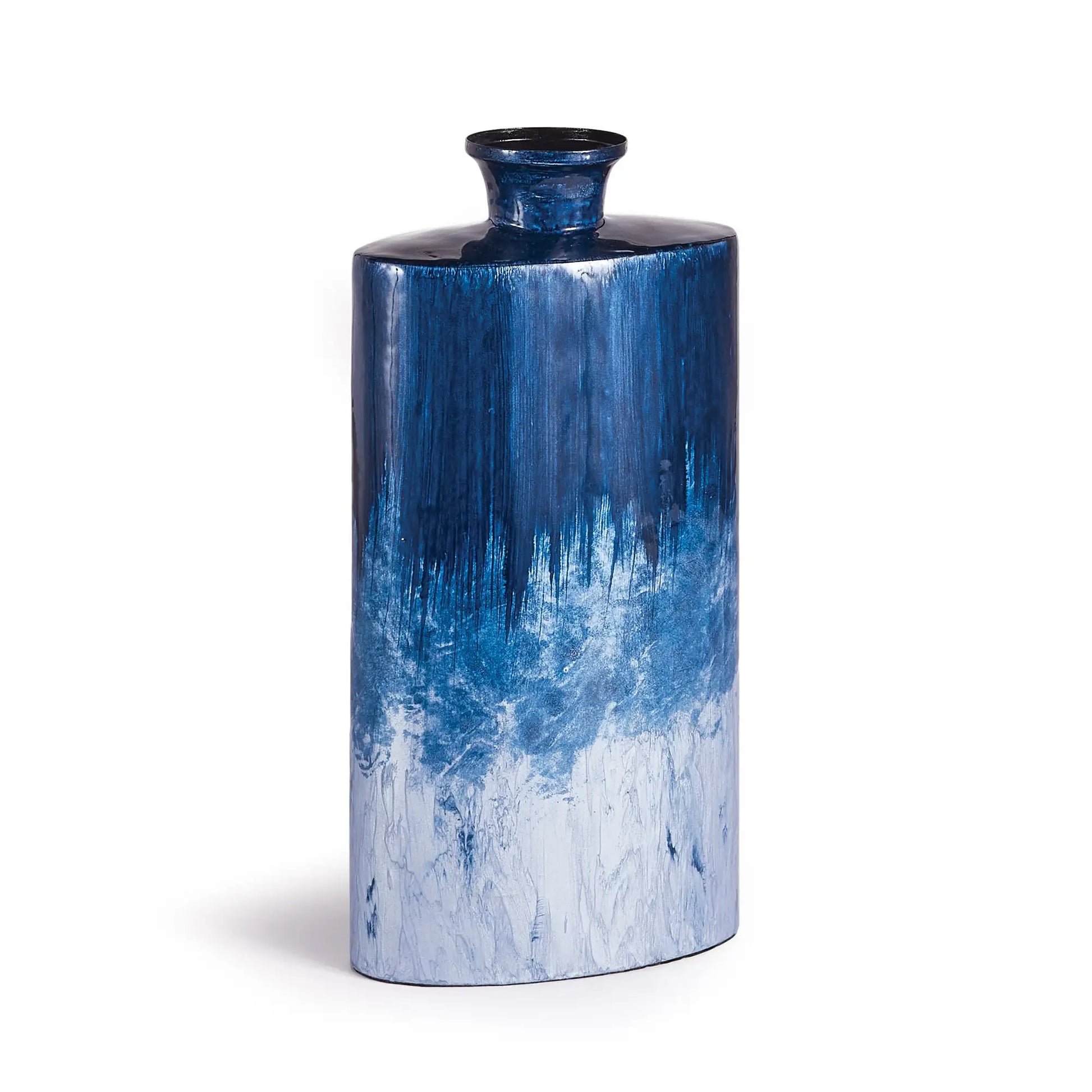 AZUL OVAL VASE SMALL