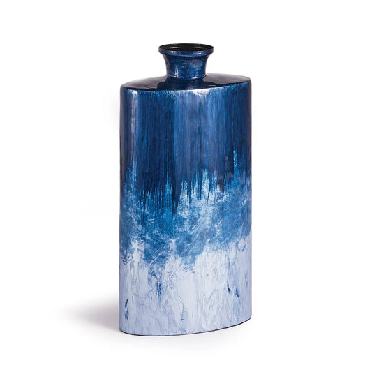 AZUL OVAL VASE SMALL