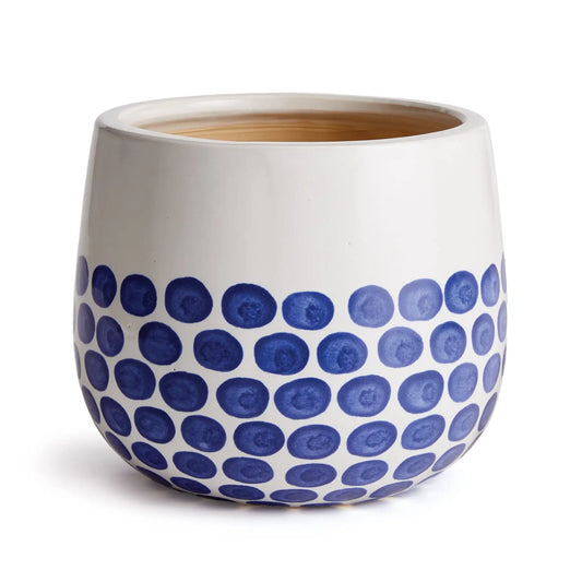 LANA HAND-PAINTED POT SMALL