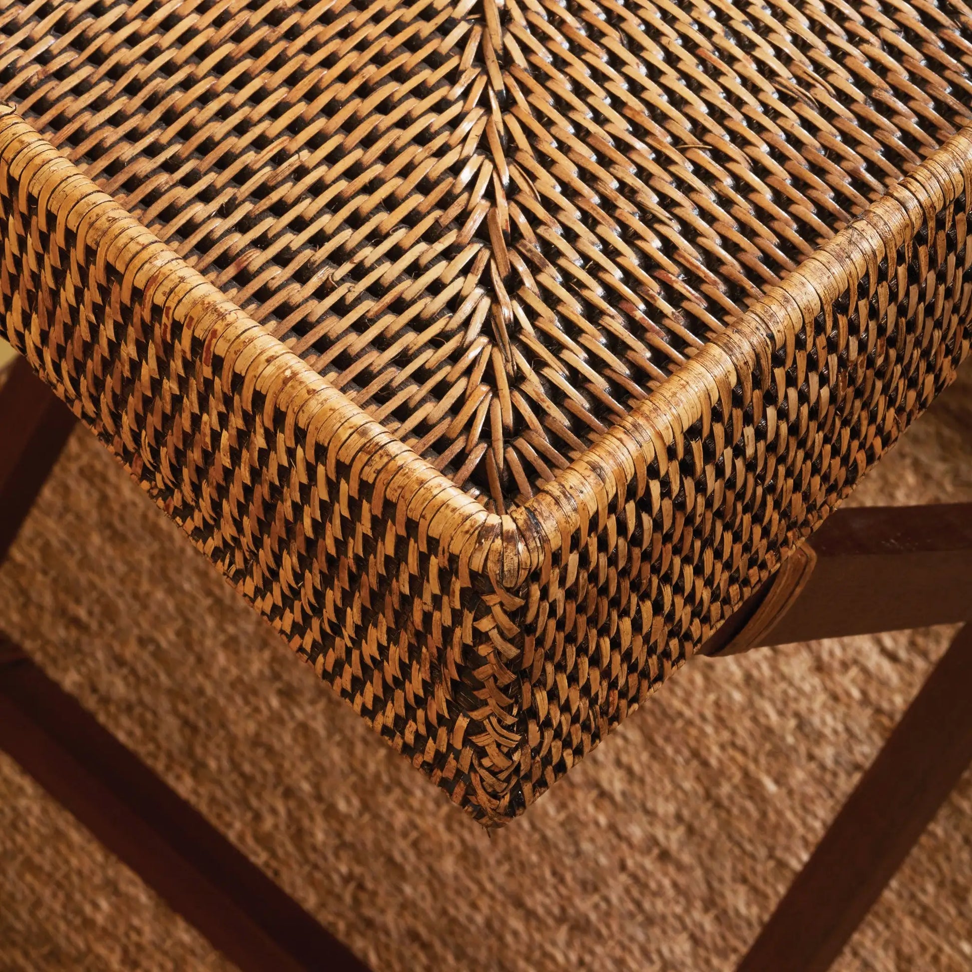 BURMA RATTAN BUTLER TRAY TABLE - view 3