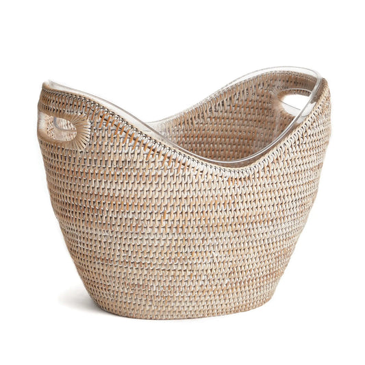 BURMA RATTAN BEVERAGE TUB LARGE