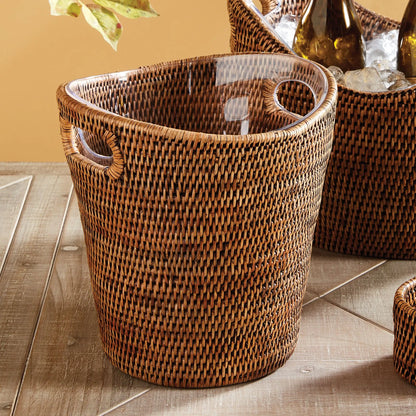 BURMA RATTAN BEVERAGE TUB SMALL - view 2
