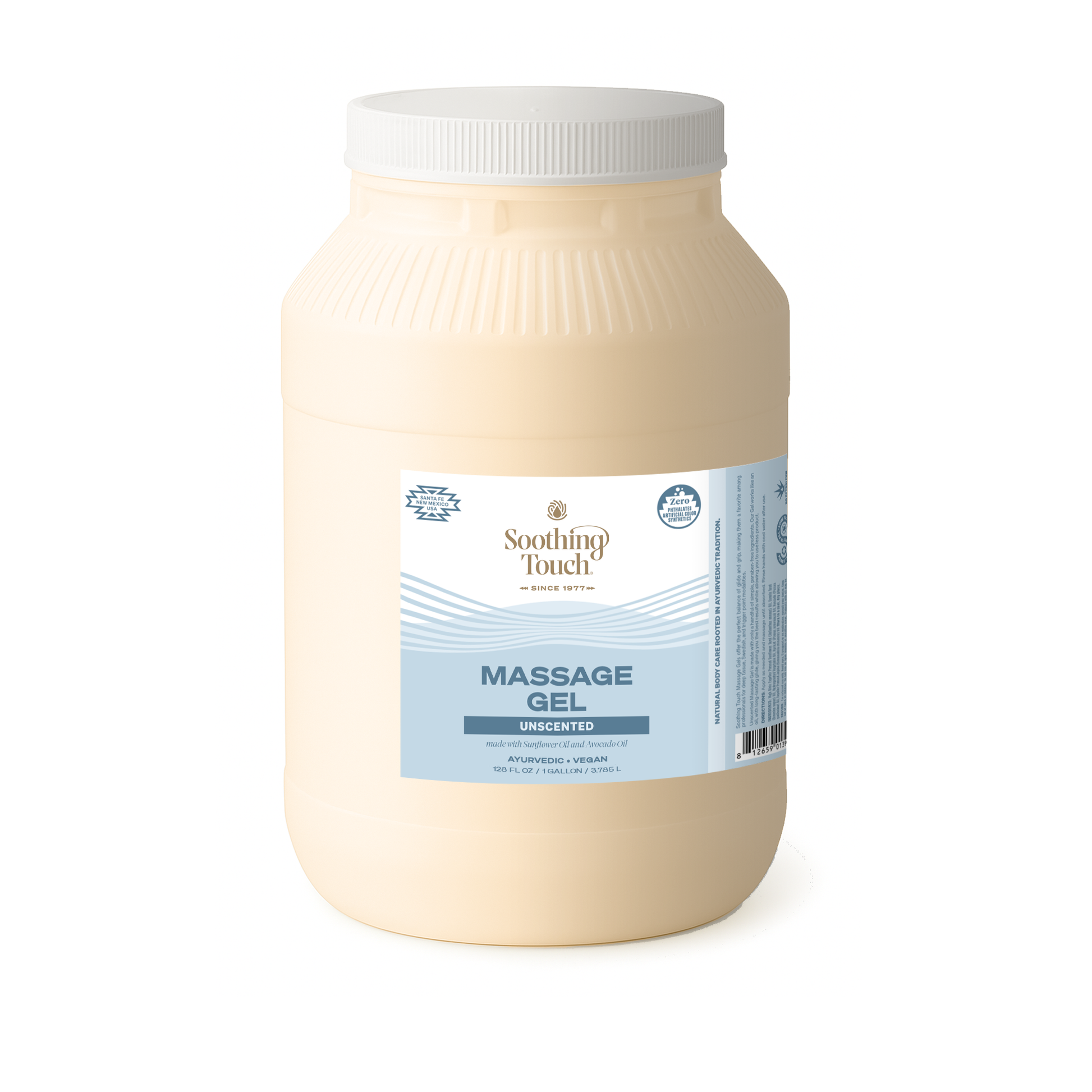 Soothing Touch Unscented Massage Gel 1 gallon jug