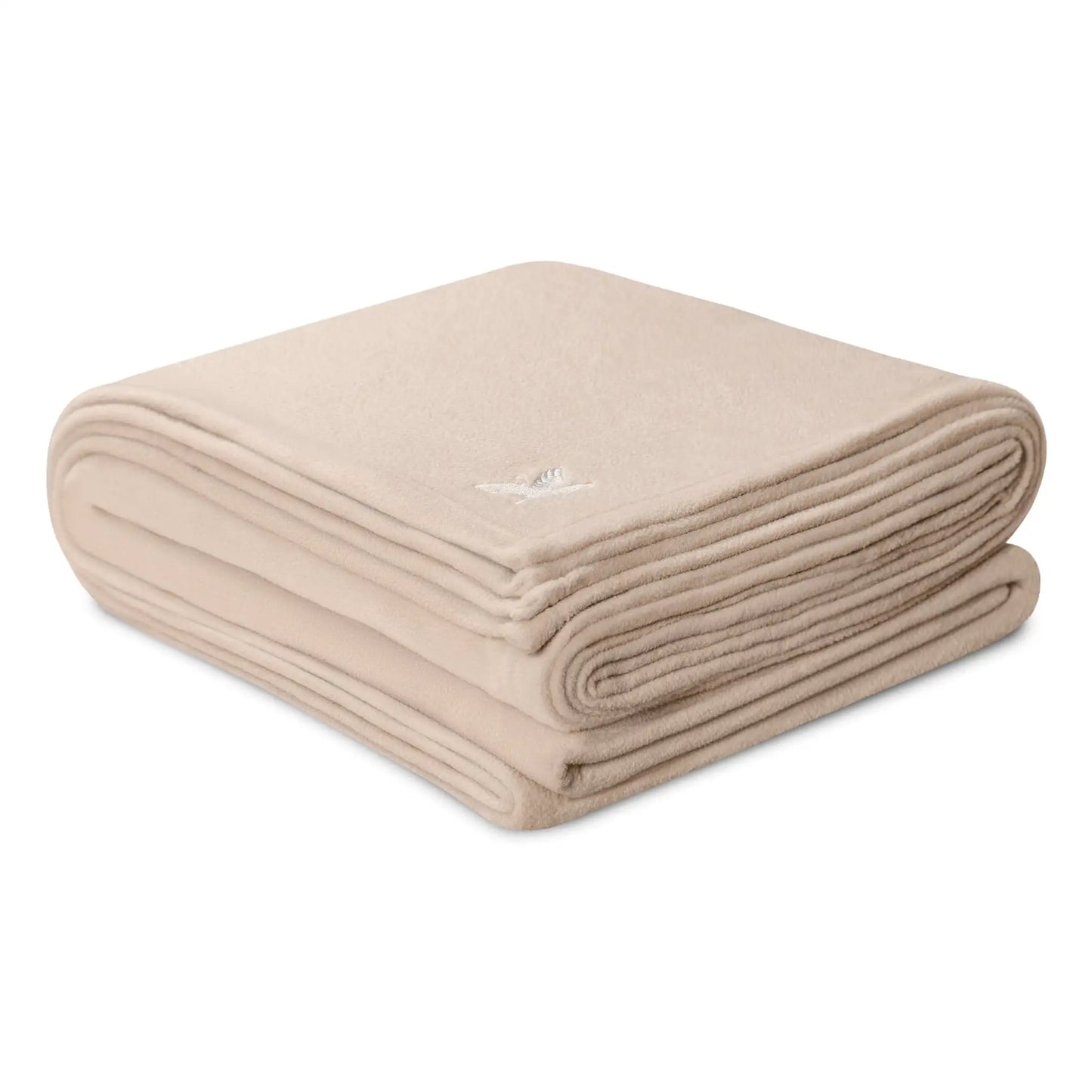 Boca Terry Polar Fleece Blanket - Queen - Vanilla