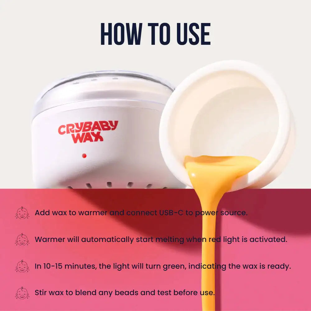 Crybaby Wax The Mini Meltdown Machine Wax Warmer
