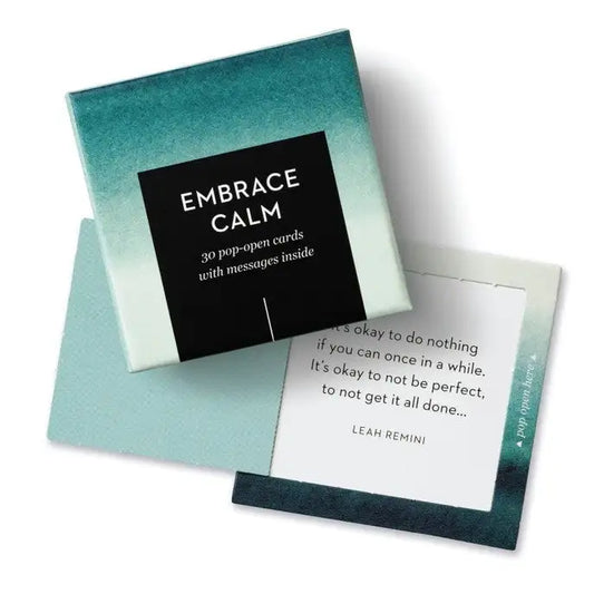 Thoughtfulls - EMBRACE CALM Pop-open Affirmation Cards - 30 count