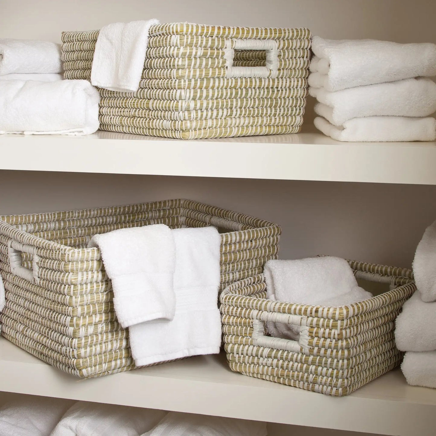 RIVERGRASS RECTANGULAR STORAGE BASKETS, SET OF 3 - view 2