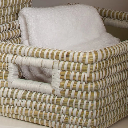 RIVERGRASS RECTANGULAR STORAGE BASKETS, SET OF 3 - view 3