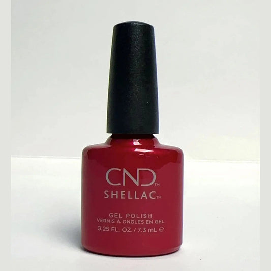 CND SHELLAC Red Baroness .25 fl oz gel polish bottle
