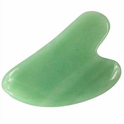Gua Sha Green Jade Stone