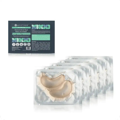 Martinni Resveratrol Eye Rescue Gel Mask - 5 ct