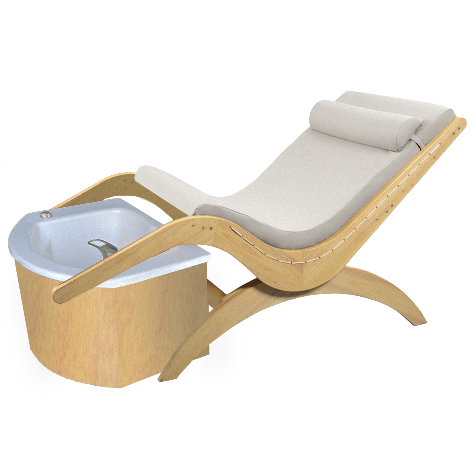 S Pedi-Lounge White