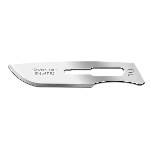 Swann Morton #10 Stainless Steel Dermaplaning Sterile Blade - 100 ct