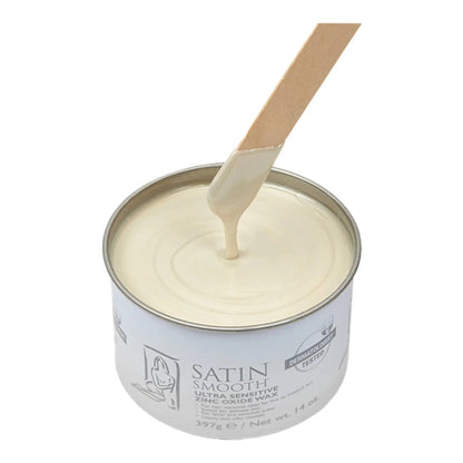 Satin Smooth Ultra Sensitive Zinc Oxide Infused Soft Wax - 14 oz