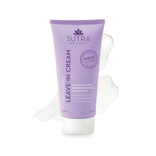 SUTRA Heat Guard Leave-in Cream, rich no-rinse treatment bottle