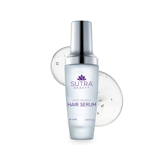 SUTRA Heat Guard Hair Serum, post-styling finishing serum bottle