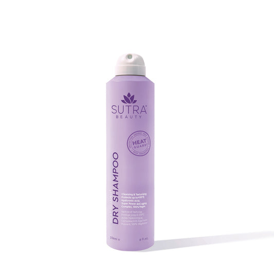 SUTRA Heat Guard Dry Shampoo, sulfate-free formula with volcanic ash and hyaluronic acid