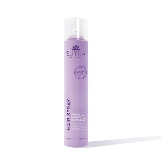 SUTRA Heat Guard Hair Spray can, lightweight flexible hold finishing spray