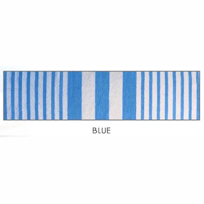 Boca Terry Tropical Stripe Pool Towel  30 x 60 - Blue
