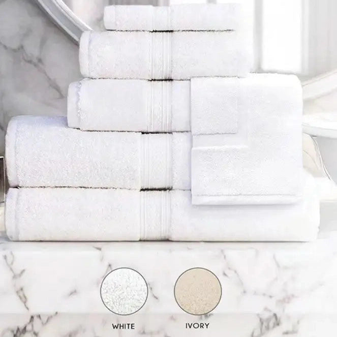 Boca Terry Vicenza Bath Mat 21 x 36 - White