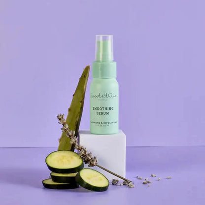 Sweet & True mandelic acid serum applied to bikini area post-sugaring
