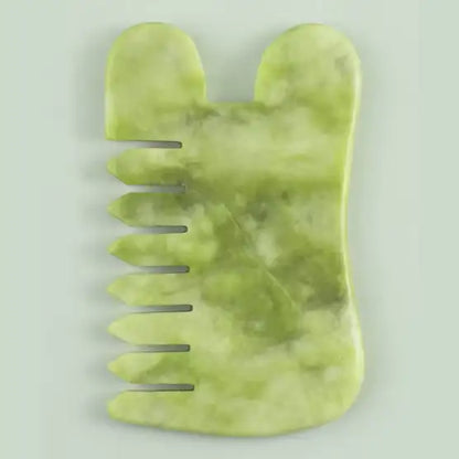 Natural Jade Stone Gua Sha Comb